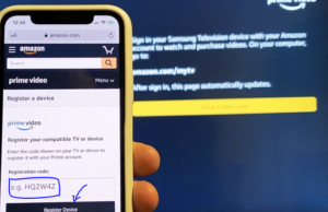 Amazon Device Registration Codes